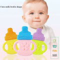 Jouets de dentition en silicone pour biberon de lait pour bébé